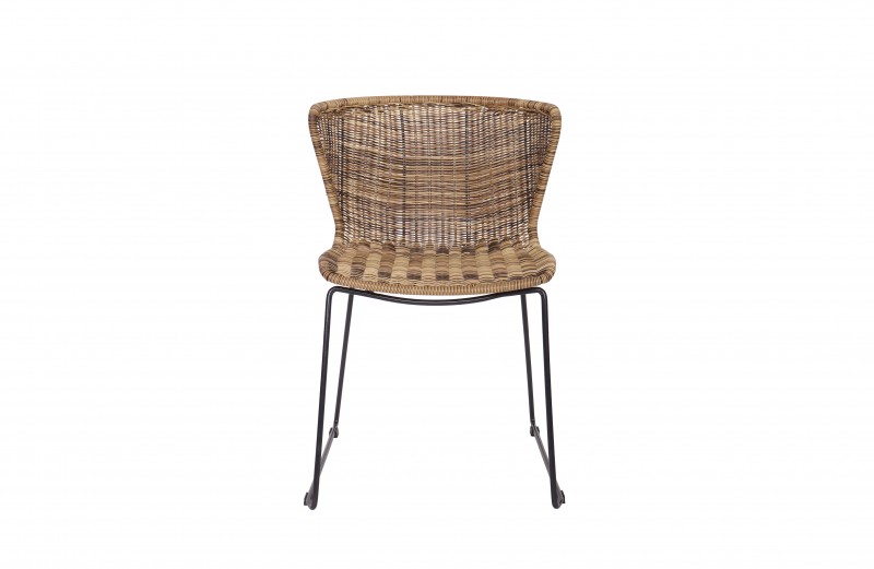 WINGS CHAIR NATUR POLY RATTAN OUTDOOR - CHAIRS, STOOLS